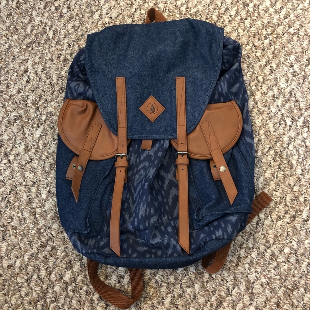Nwot Volcom Wayward Canvas Backpack - image 1